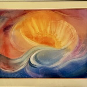 Sunset with Swirls